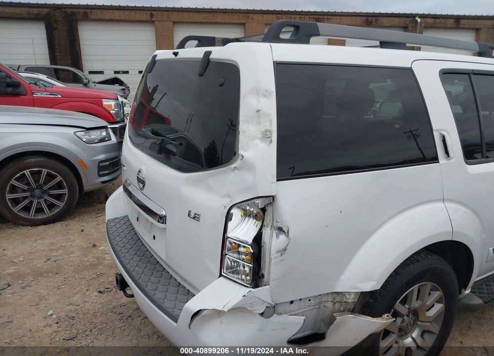 2011 NISSAN PATHFINDER LE VIN: 5N1AR1NB4BC614864