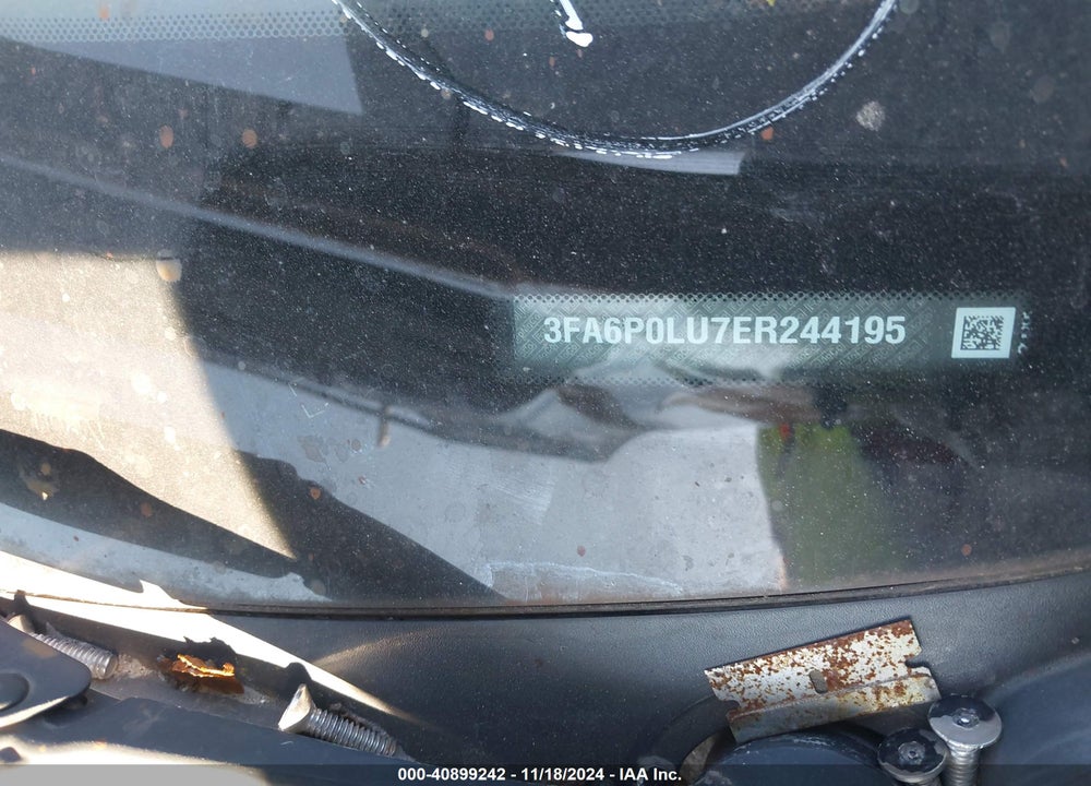 2014 FORD FUSION HYBRID SE VIN: 3FA6P0LU7ER244195