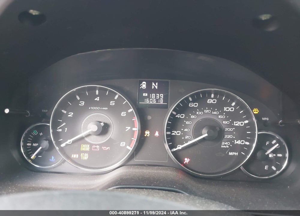 2012 SUBARU LEGACY 2.5I PREMIUM VIN: 4S3BMBG63C3026520