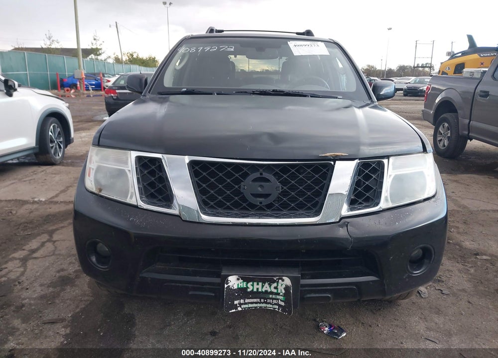 2012 NISSAN PATHFINDER SV VIN: 5N1AR1NB9CC611816