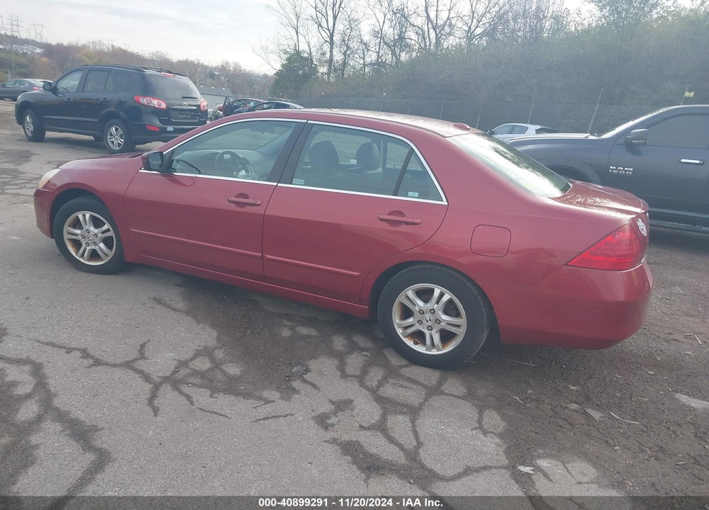 2007 HONDA ACCORD 2.4 EX VIN: 1HGCM56817A207434