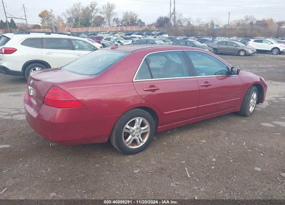 2007 HONDA ACCORD 2.4 EX VIN: 1HGCM56817A207434