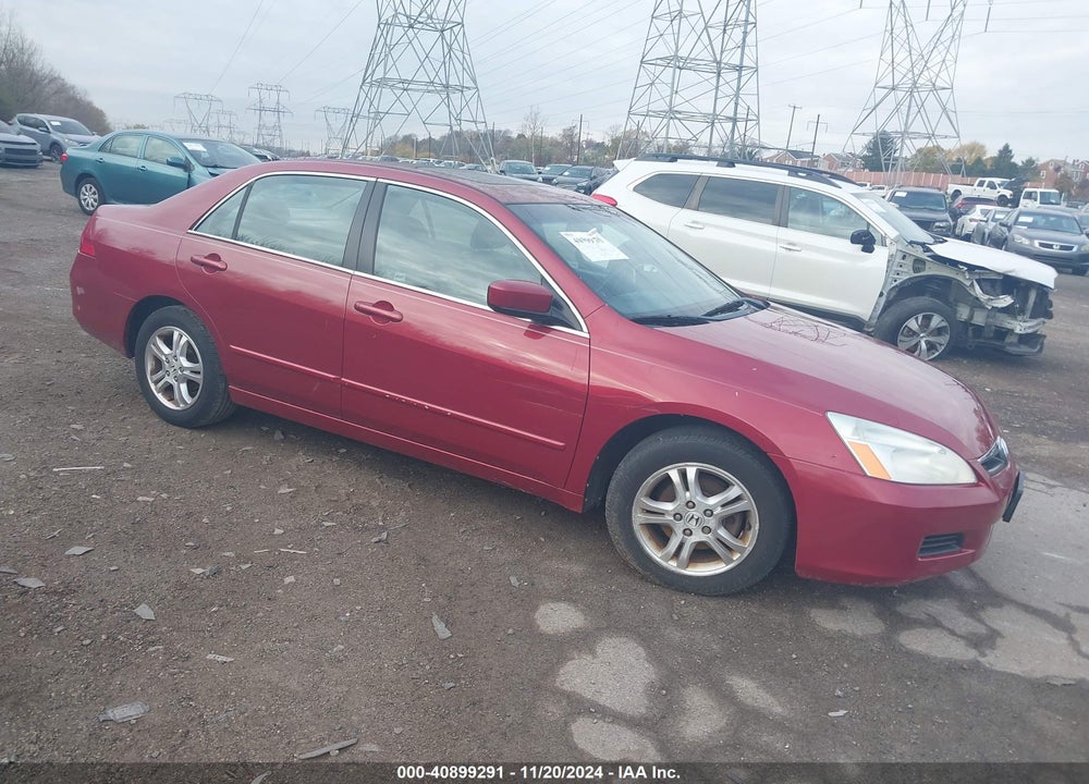 2007 HONDA ACCORD 2.4 EX VIN: 1HGCM56817A207434