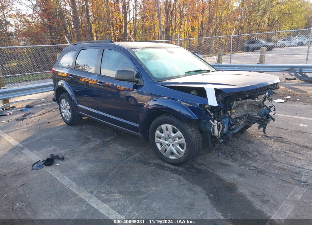 2019 DODGE JOURNEY SE VALUE PACKAGE VIN: 3C4PDCAB5KT858199