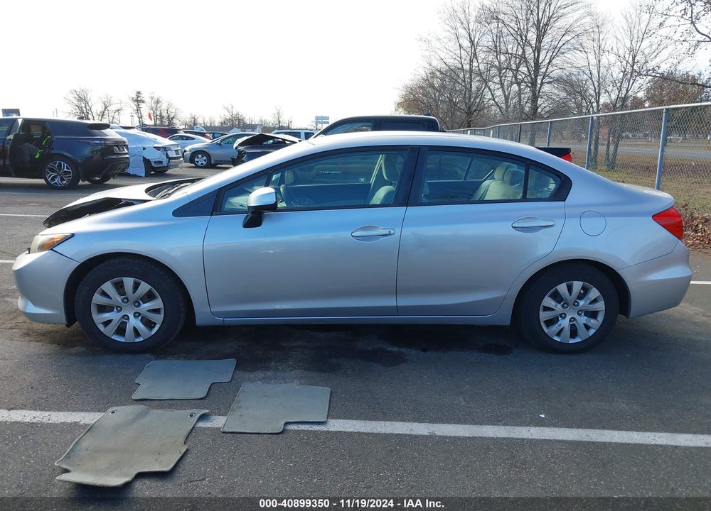 2012 HONDA CIVIC LX VIN: 2HGFB2F55CH302310
