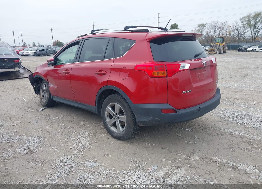2015 TOYOTA RAV4 XLE VIN: JTMRFREV2FD113027