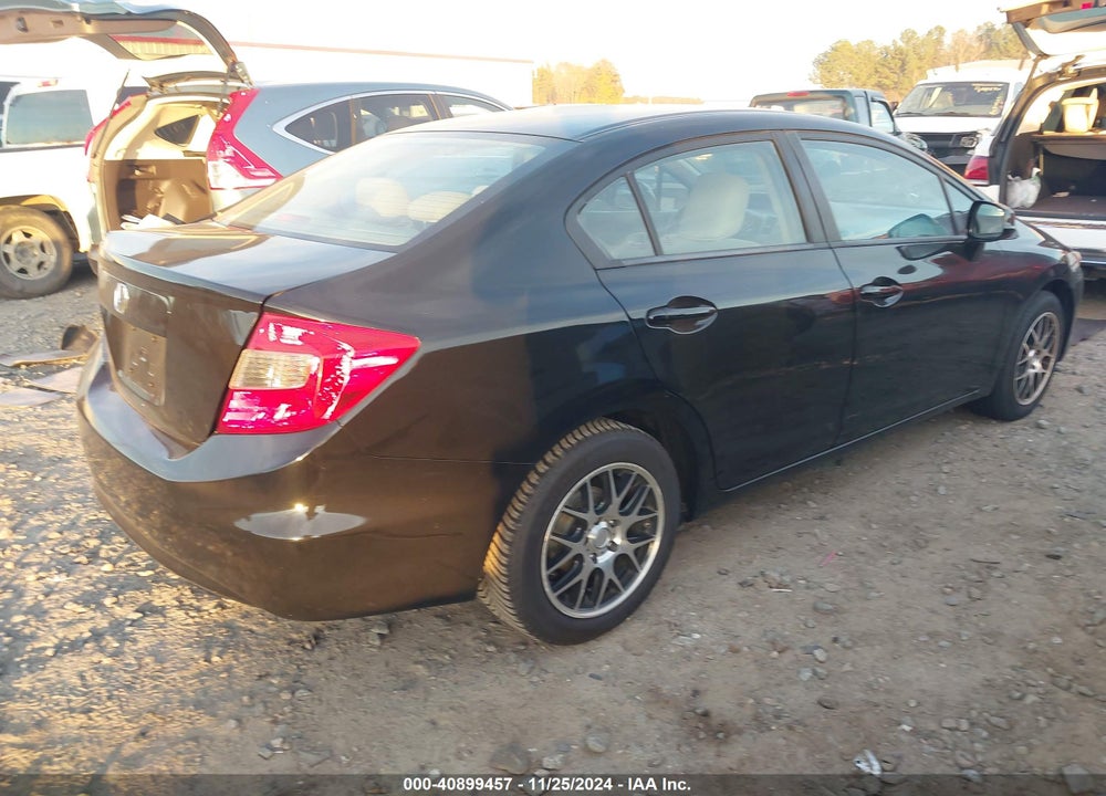 2012 HONDA CIVIC LX VIN: 2HGFB2F56CH524919
