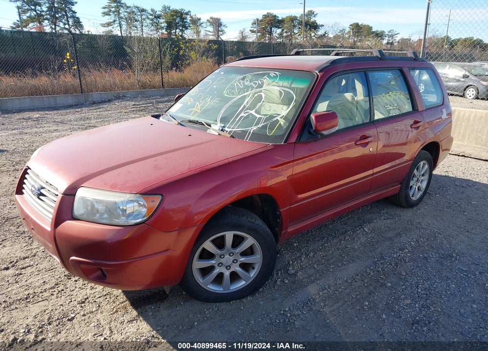 2006 SUBARU FORESTER 2.5X VIN: JF1SG65616G705867