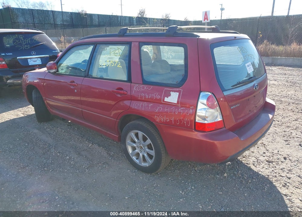 2006 SUBARU FORESTER 2.5X VIN: JF1SG65616G705867