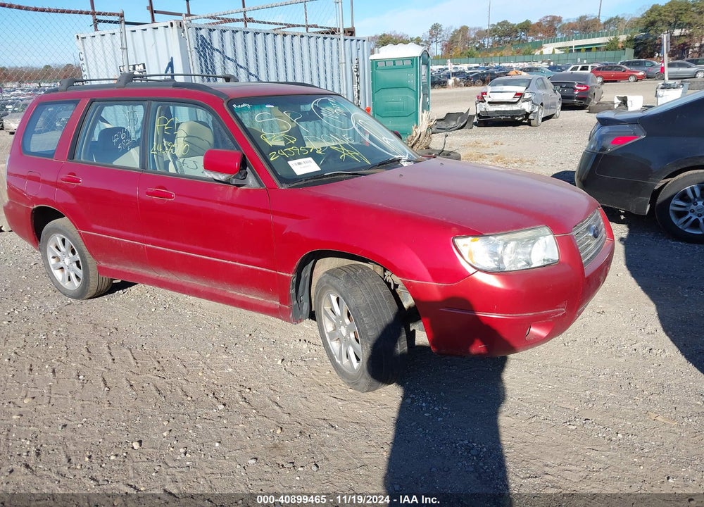 2006 SUBARU FORESTER 2.5X VIN: JF1SG65616G705867