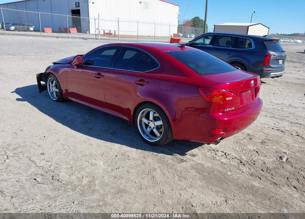 2007 LEXUS IS 250 VIN: JTHBK262172048336