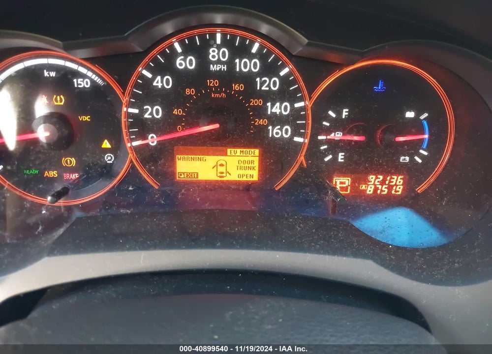 2009 NISSAN ALTIMA HYBRID VIN: 1N4CL21E19C185123