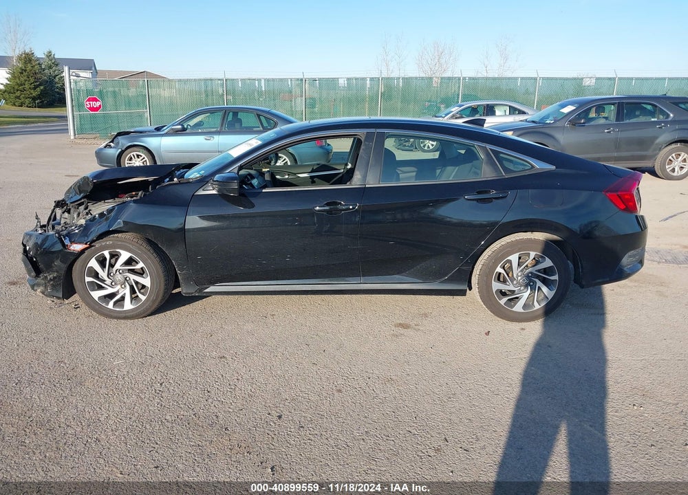 2018 HONDA CIVIC EX VIN: 2HGFC2F74JH583883