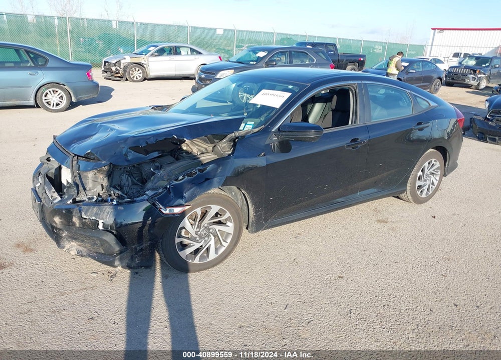2018 HONDA CIVIC EX VIN: 2HGFC2F74JH583883