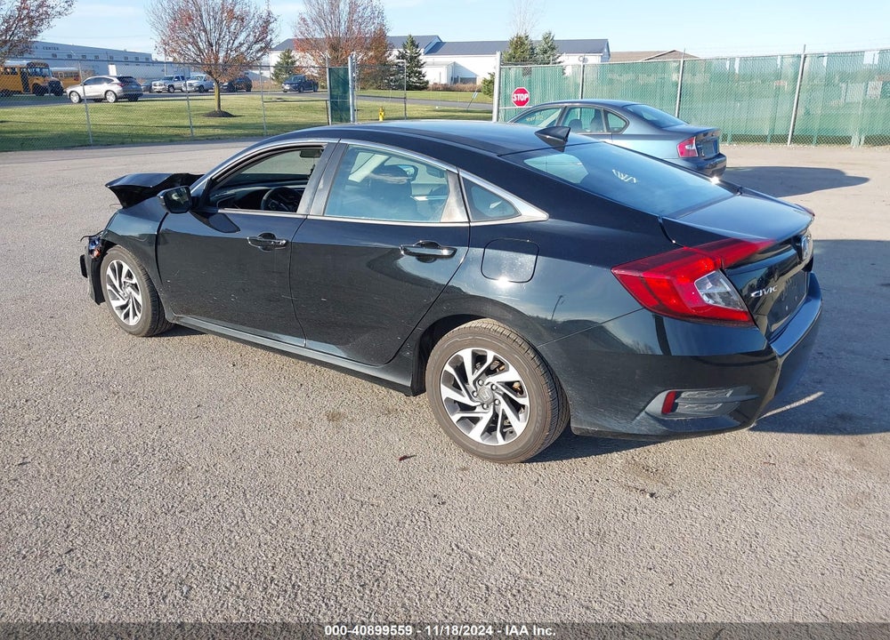 2018 HONDA CIVIC EX VIN: 2HGFC2F74JH583883