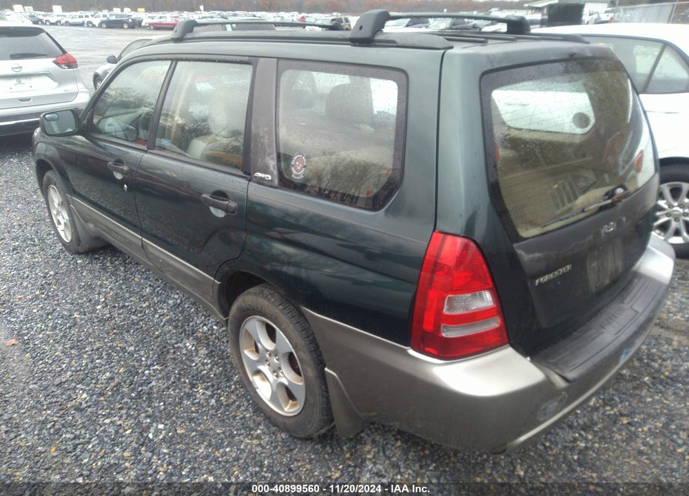 2003 SUBARU FORESTER XS VIN: JF1SG65613H735246