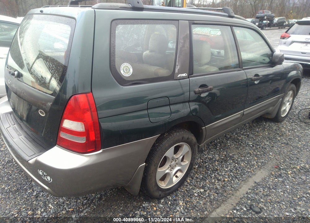 2003 SUBARU FORESTER XS VIN: JF1SG65613H735246