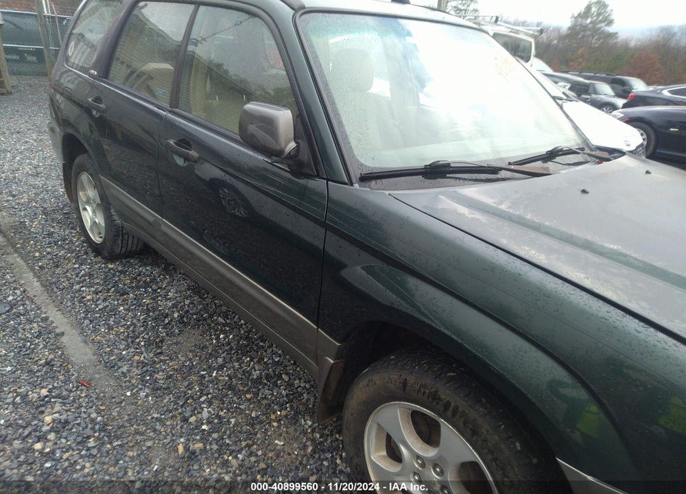 2003 SUBARU FORESTER XS VIN: JF1SG65613H735246
