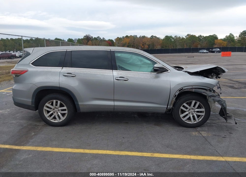2015 TOYOTA HIGHLANDER LE VIN: 5TDZARFH9FS016371