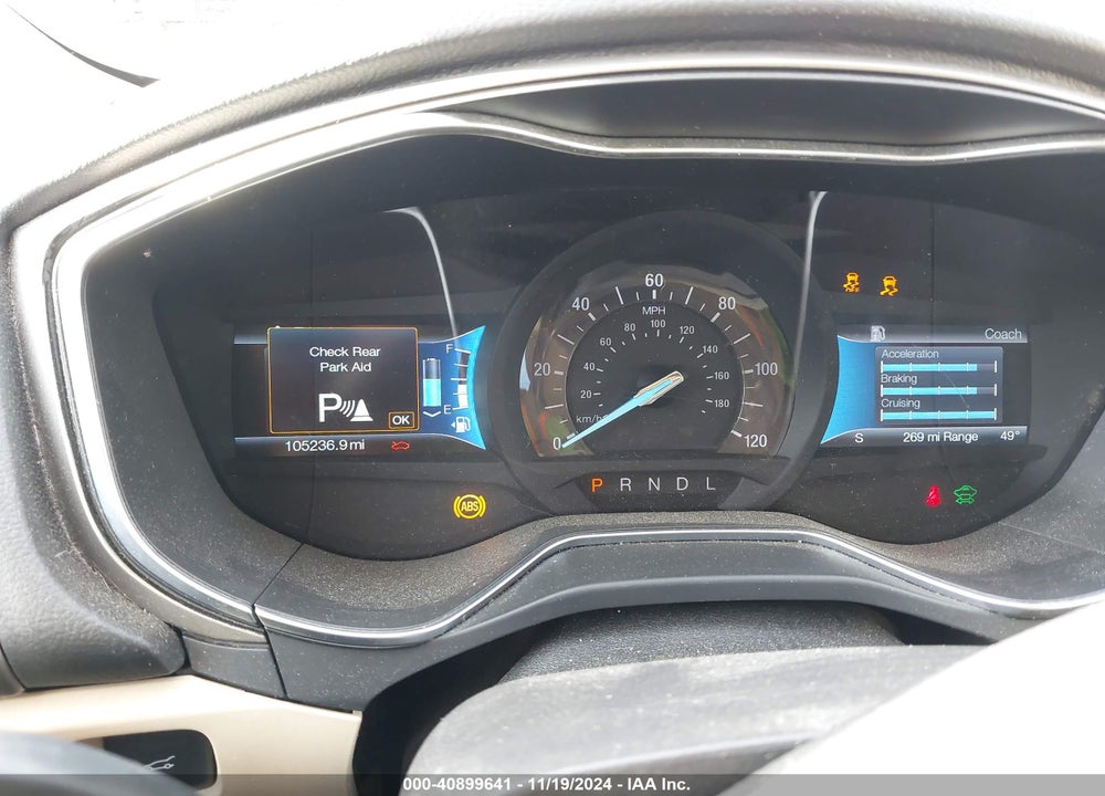 2016 FORD FUSION ENERGI SE LUXURY VIN: 3FA6P0PU3GR236981