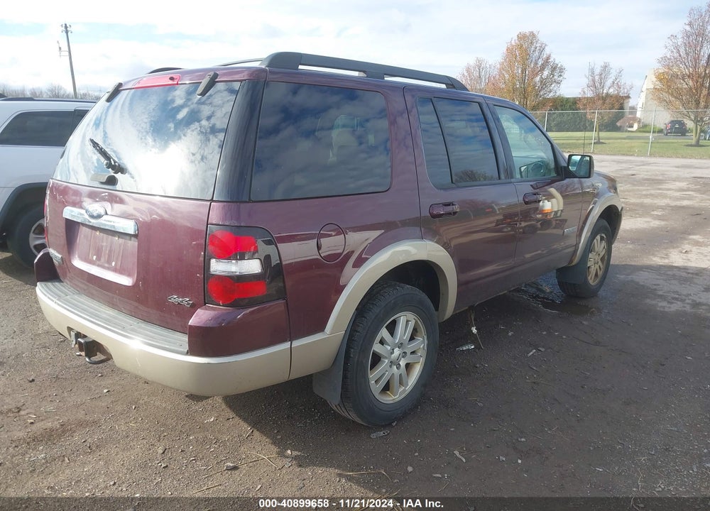 2008 FORD EXPLORER EDDIE BAUER VIN: 1FMEU74E88UA40609