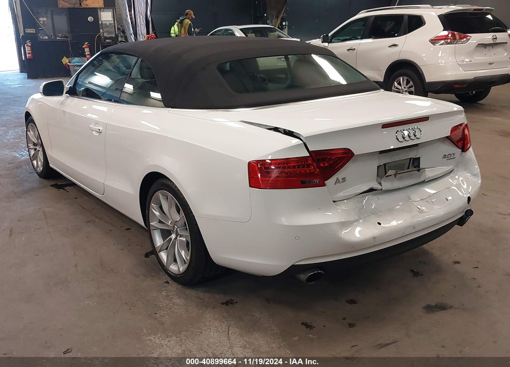 2013 AUDI A5 2.0T PREMIUM VIN: WAULFAFHXDN003895
