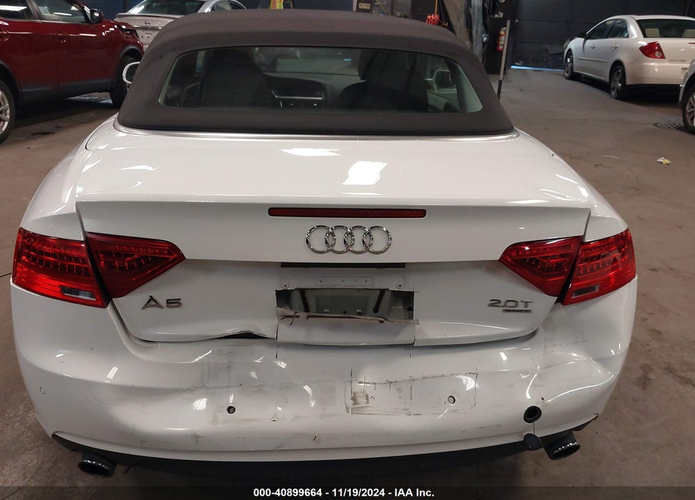 2013 AUDI A5 2.0T PREMIUM VIN: WAULFAFHXDN003895