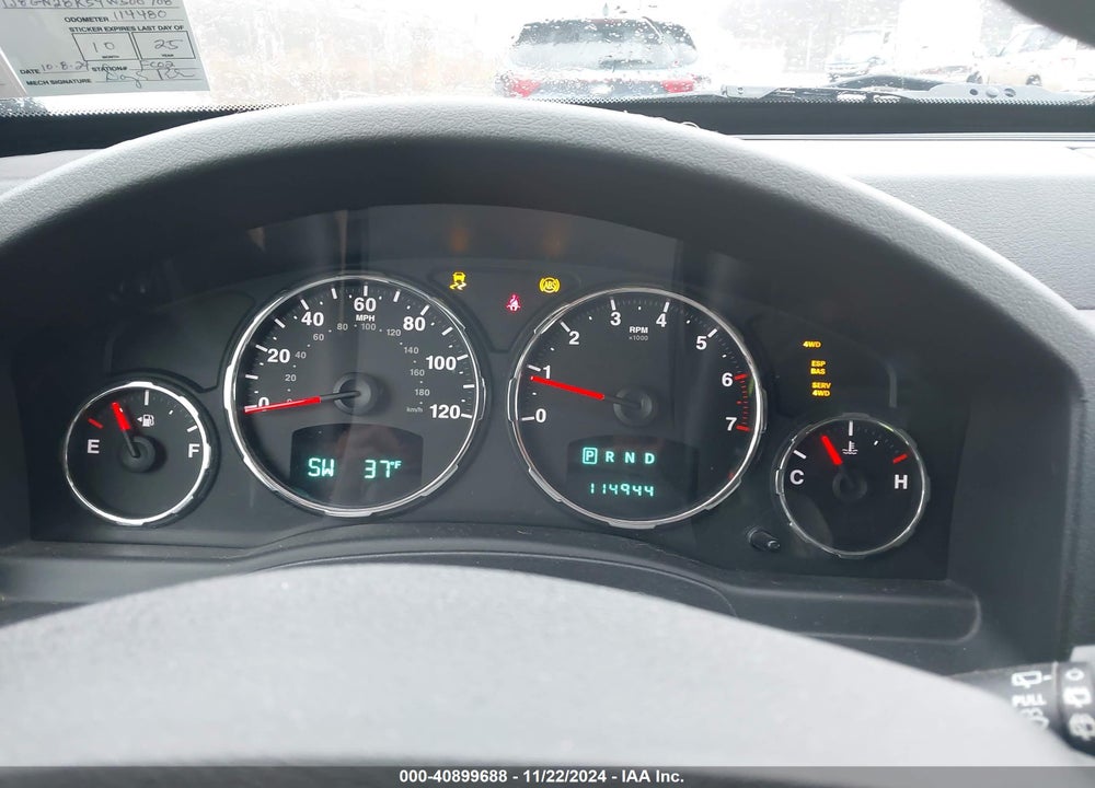2009 JEEP LIBERTY SPORT VIN: 1J8GN28K59W500708