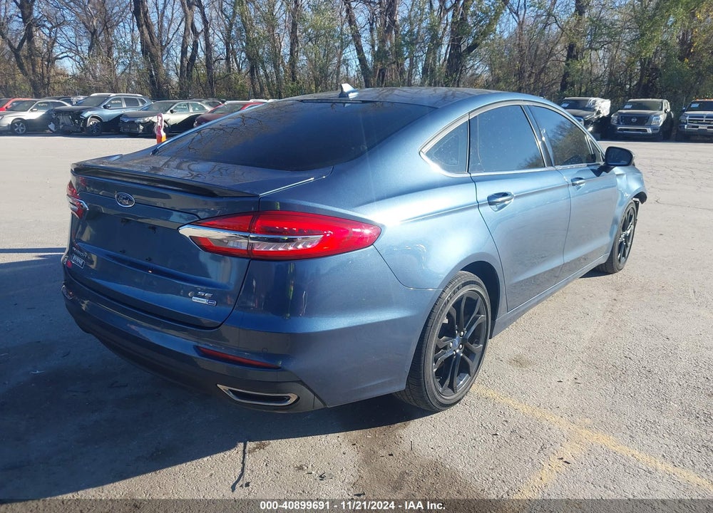 2019 FORD FUSION SE VIN: 3FA6P0T97KR125487
