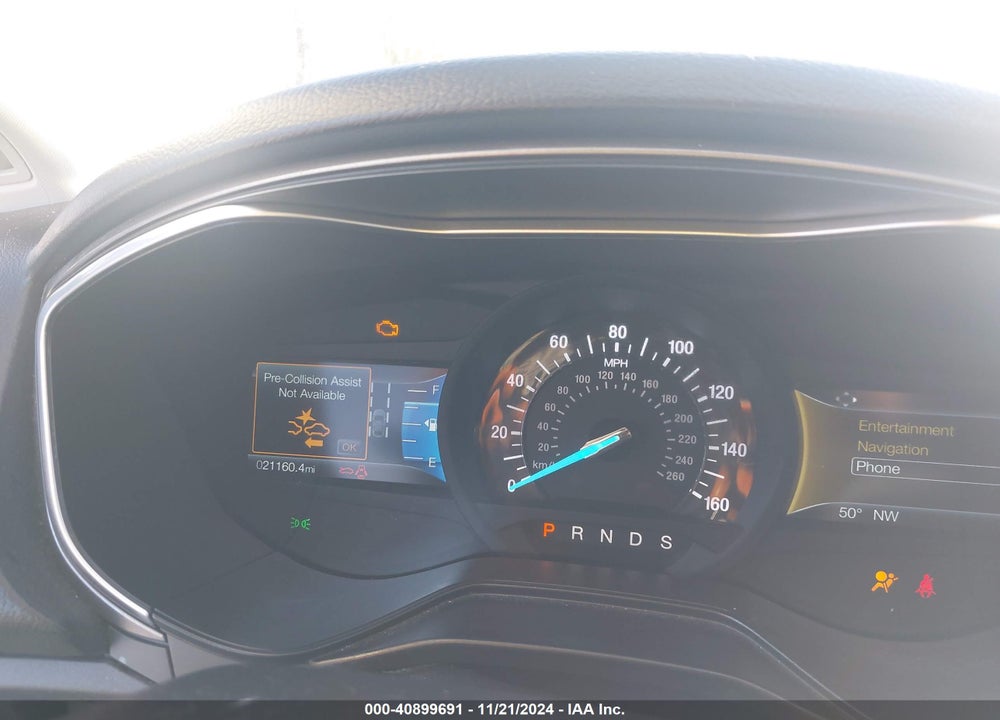 2019 FORD FUSION SE VIN: 3FA6P0T97KR125487