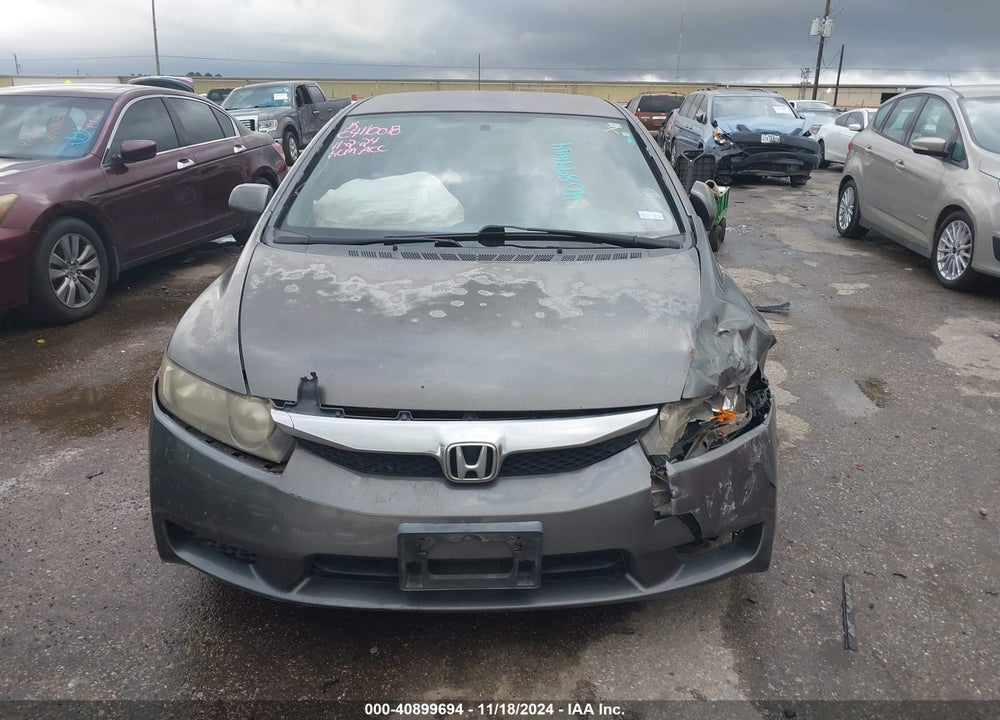 2010 HONDA CIVIC LX VIN: 2HGFA1F57AH501434