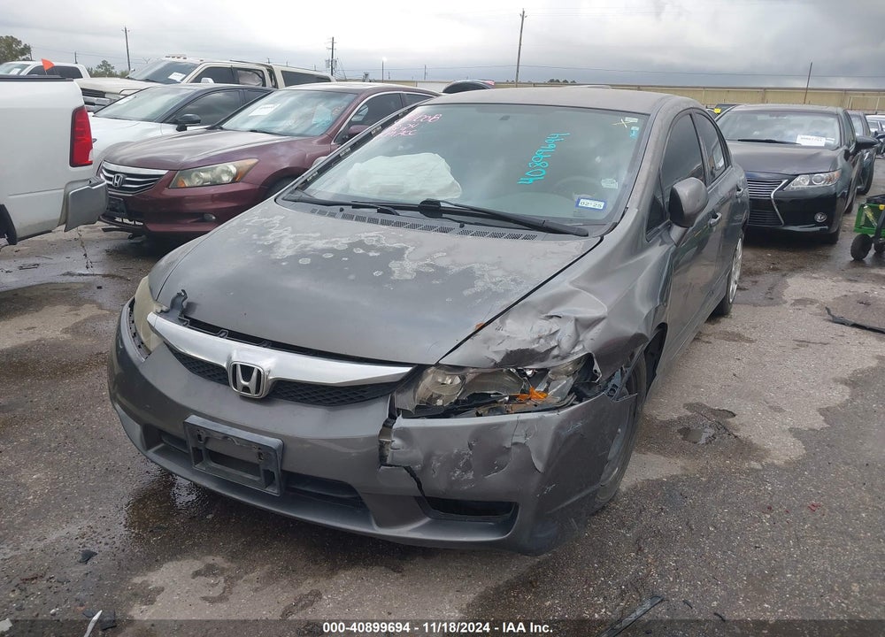 2010 HONDA CIVIC LX VIN: 2HGFA1F57AH501434