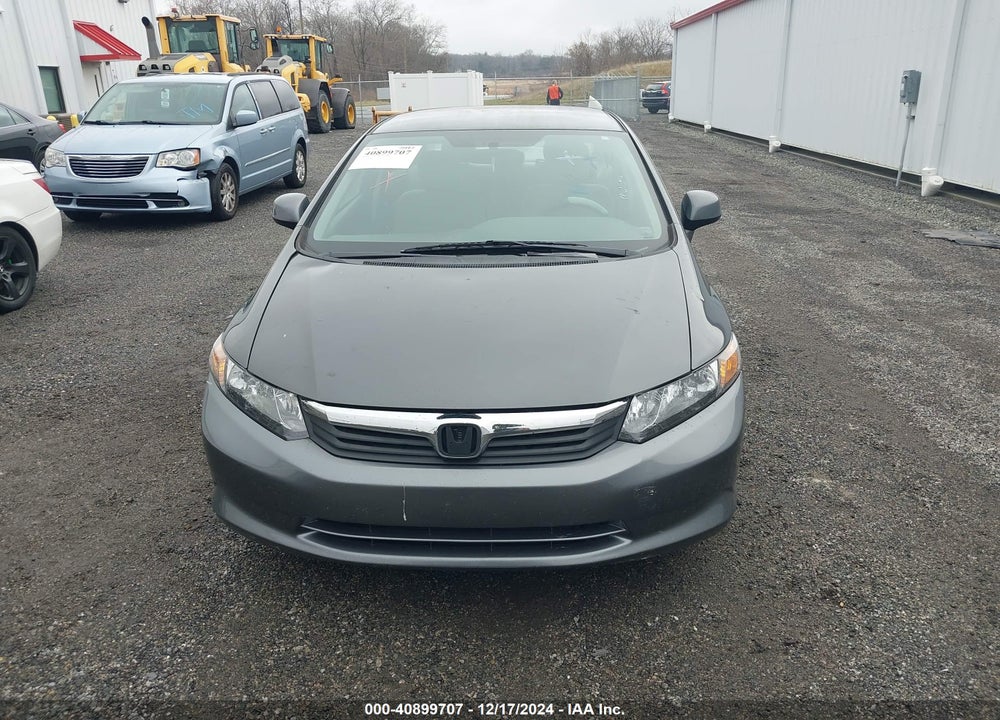 2012 HONDA CIVIC LX VIN: 2HGFB2E51CH501761