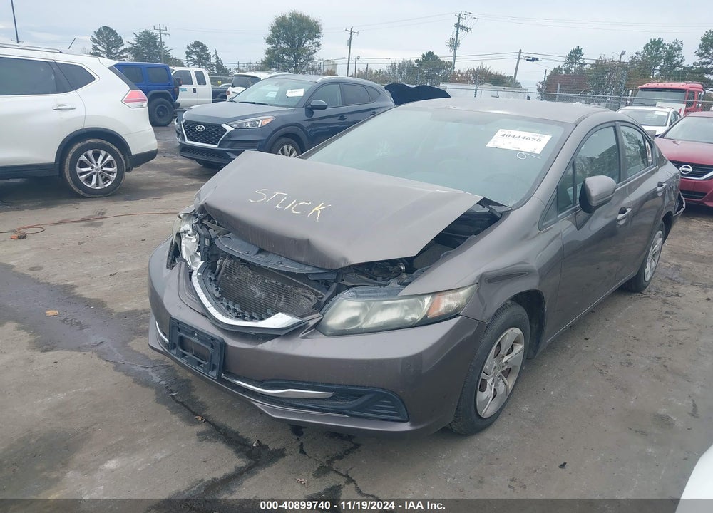 2014 HONDA CIVIC LX VIN: 2HGFB2F54EH515638
