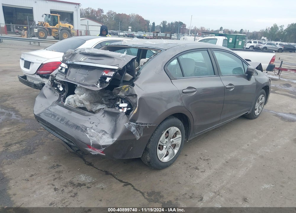 2014 HONDA CIVIC LX VIN: 2HGFB2F54EH515638