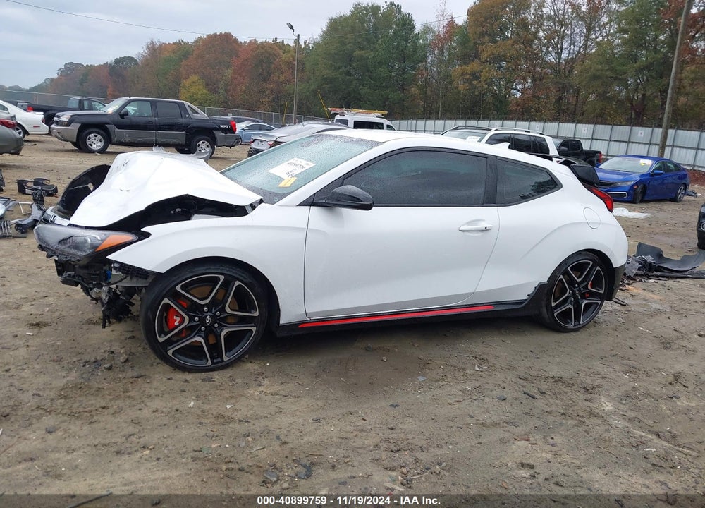 2022 HYUNDAI VELOSTER N VIN: KMHT36AH4NU015401
