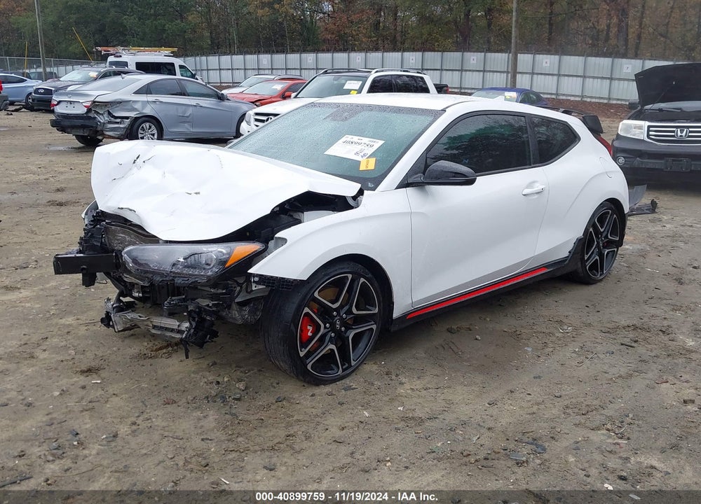 2022 HYUNDAI VELOSTER N VIN: KMHT36AH4NU015401