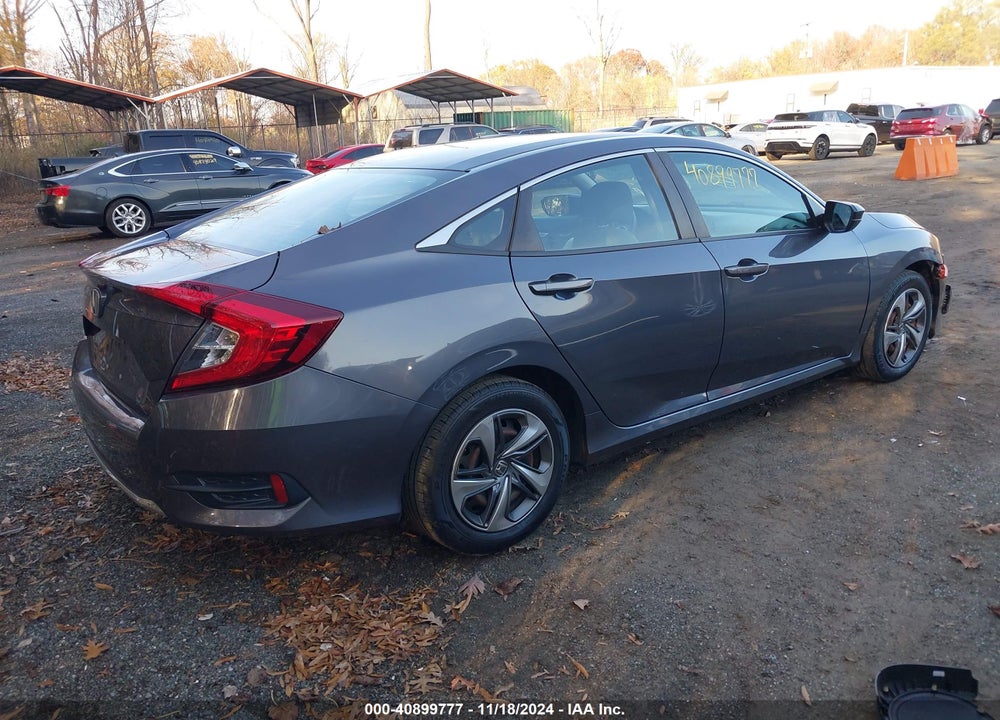 2019 HONDA CIVIC LX VIN: 2HGFC2F6XKH546975