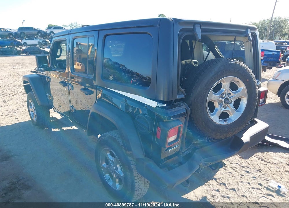 2021 ANGLER JEEP WR UNLIMITED SPORT S 4X4 VIN: 1C4HJXDMXMW538780