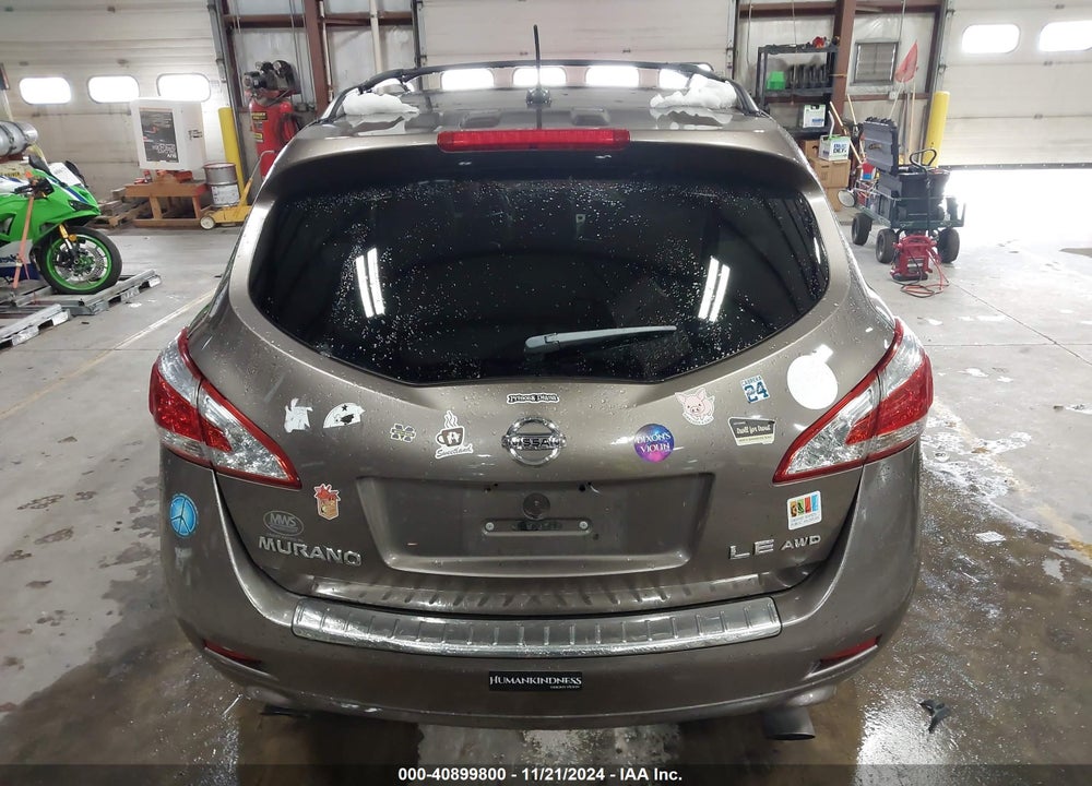 2011 NISSAN MURANO LE VIN: JN8AZ1MW0BW179823