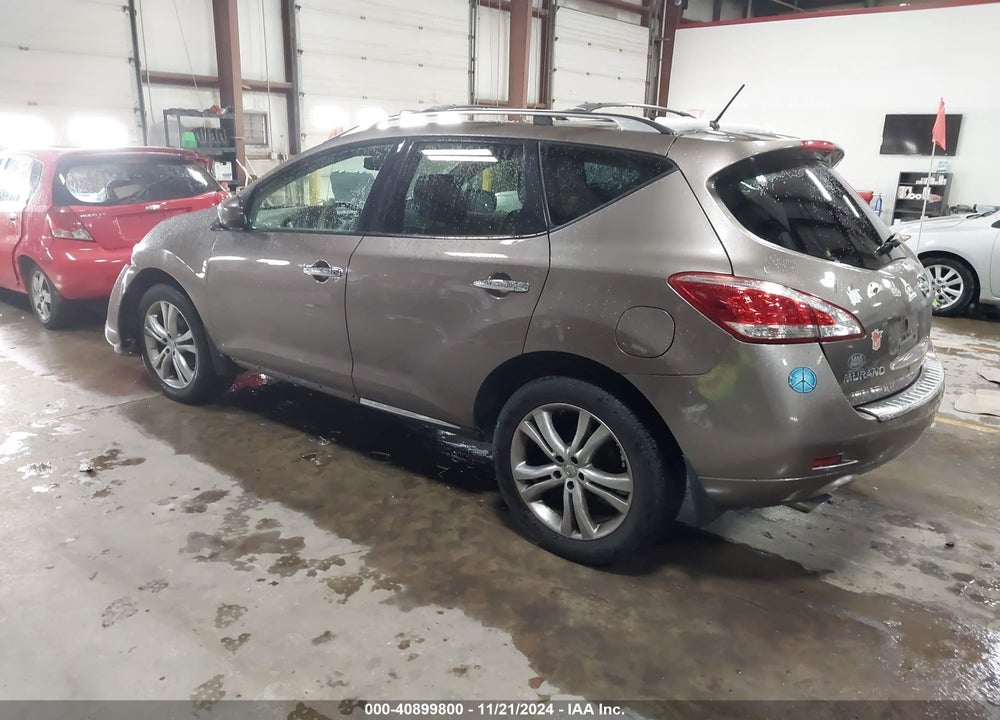 2011 NISSAN MURANO LE VIN: JN8AZ1MW0BW179823