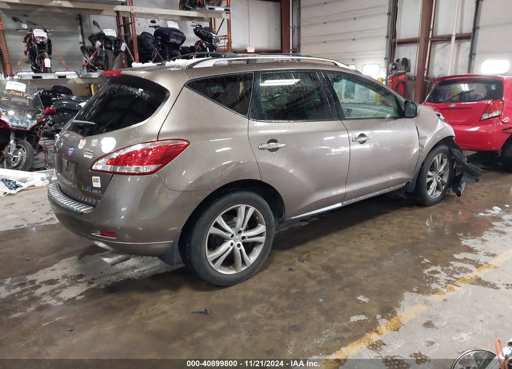 2011 NISSAN MURANO LE VIN: JN8AZ1MW0BW179823