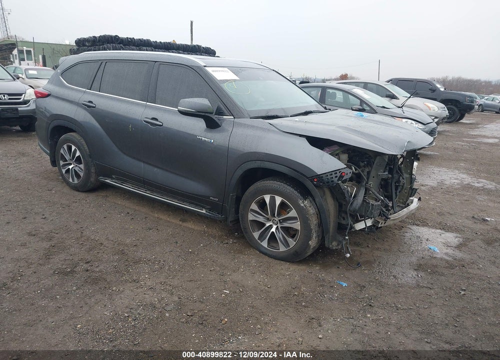 2021 TOYOTA HIGHLANDER HYBRID XLE VIN: 5TDGBRCHXMS518358