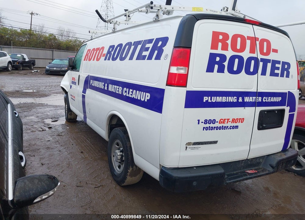 2019 CHEVROLET EXPRESS 3500 WORK VAN VIN: 1GCZGGFG8K1330823