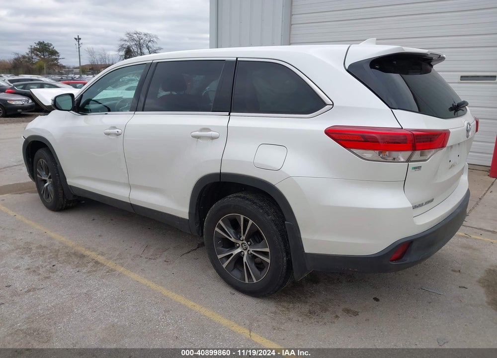2019 TOYOTA HIGHLANDER LE PLUS VIN: 5TDBZRFH9KS932424