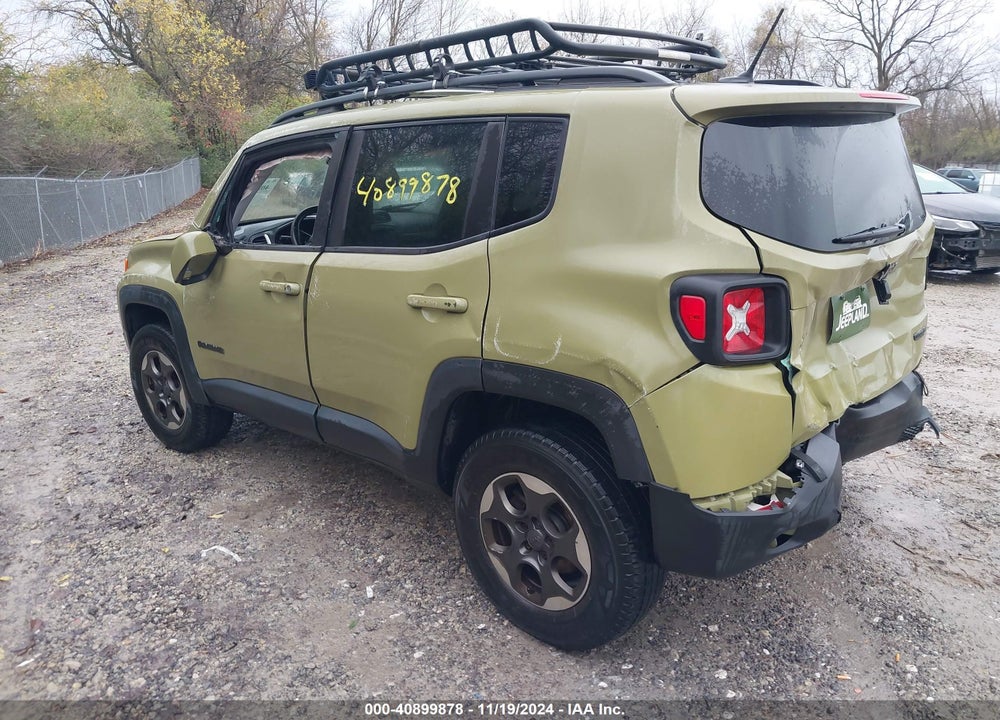 2015 JEEP RENEGADE LATITUDE VIN: ZACCJBBH0FPB66578