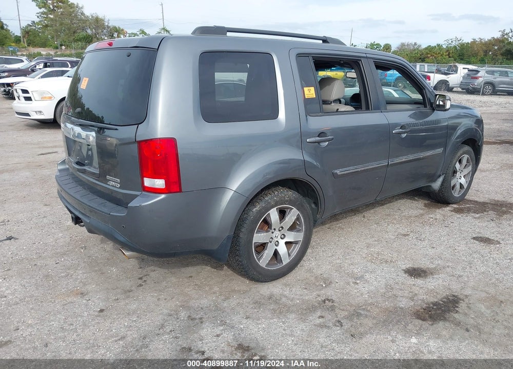 2012 HONDA PILOT TOURING VIN: 5FNYF4H9XCB040622