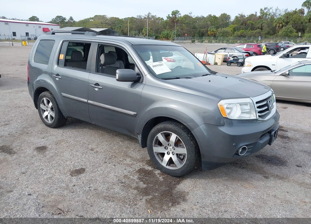 2012 HONDA PILOT TOURING VIN: 5FNYF4H9XCB040622