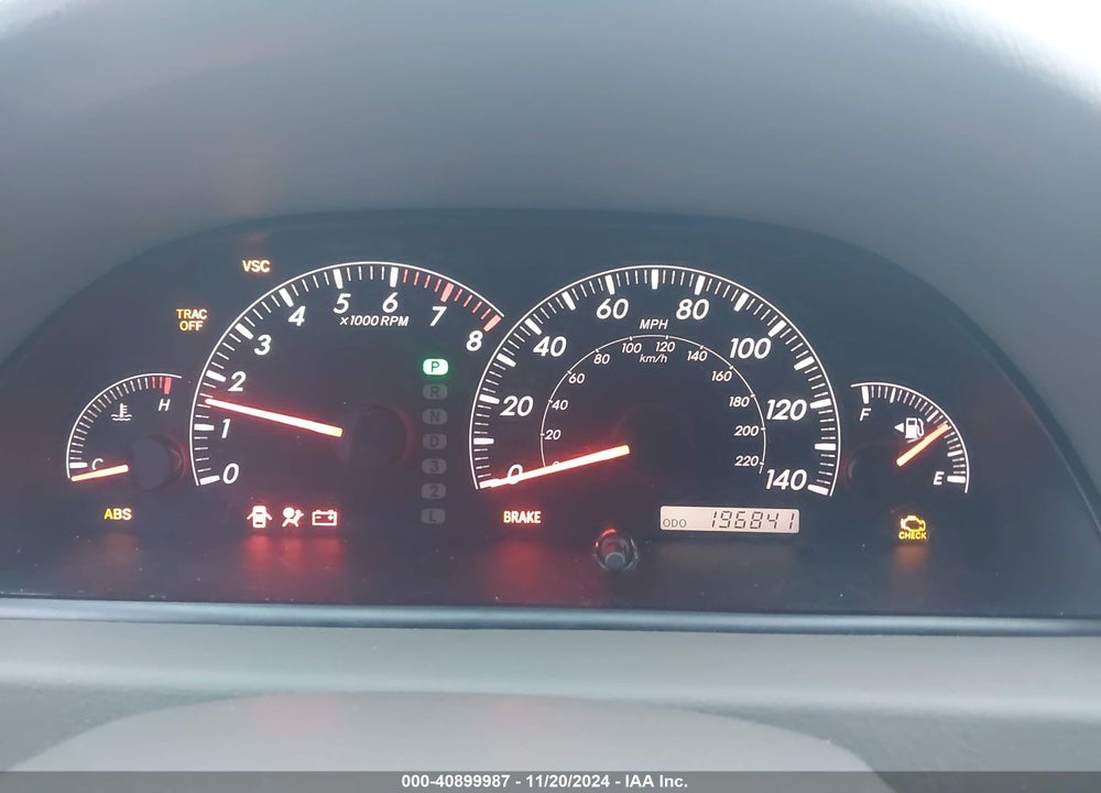 2006 TOYOTA CAMRY LE V6 VIN: 4T1BF30K46U626089