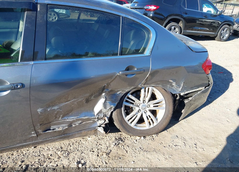 2013 INFINITI G37X VIN: JN1CV6AR6DM765830